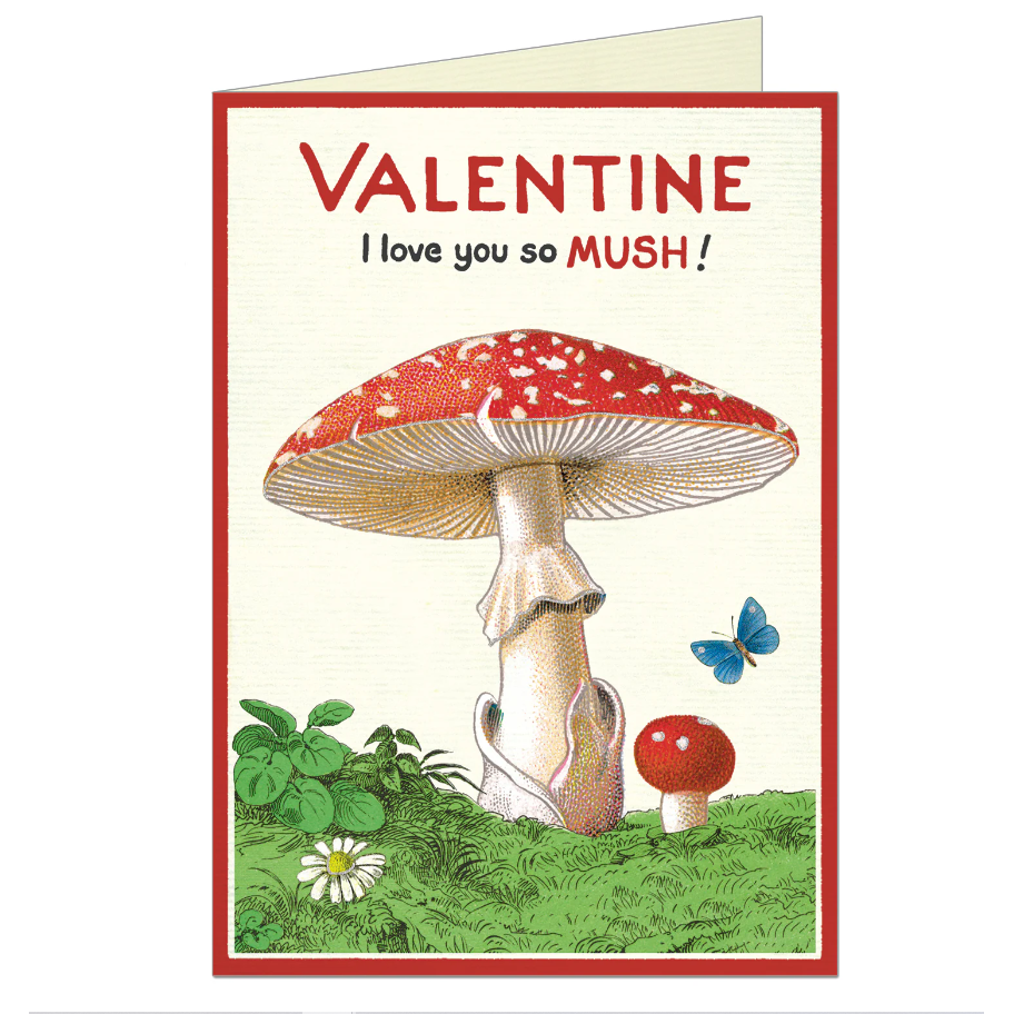 Card Valentine Mushroom