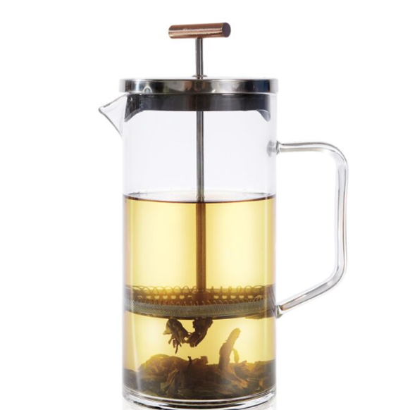 Tea Press with Copper Pull Handle 34oz