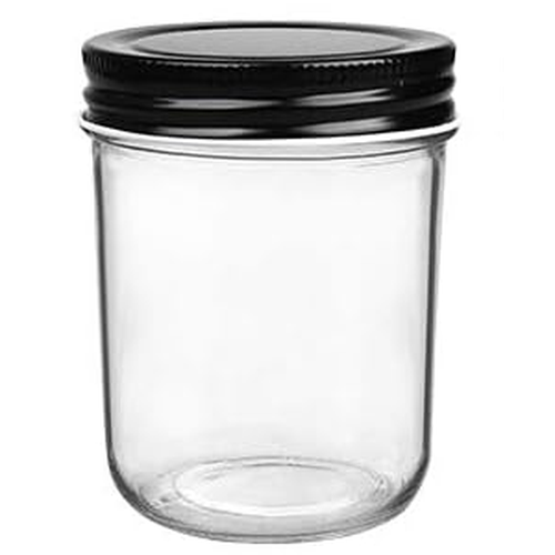 Clear Mason Jar 6 fl.oz.