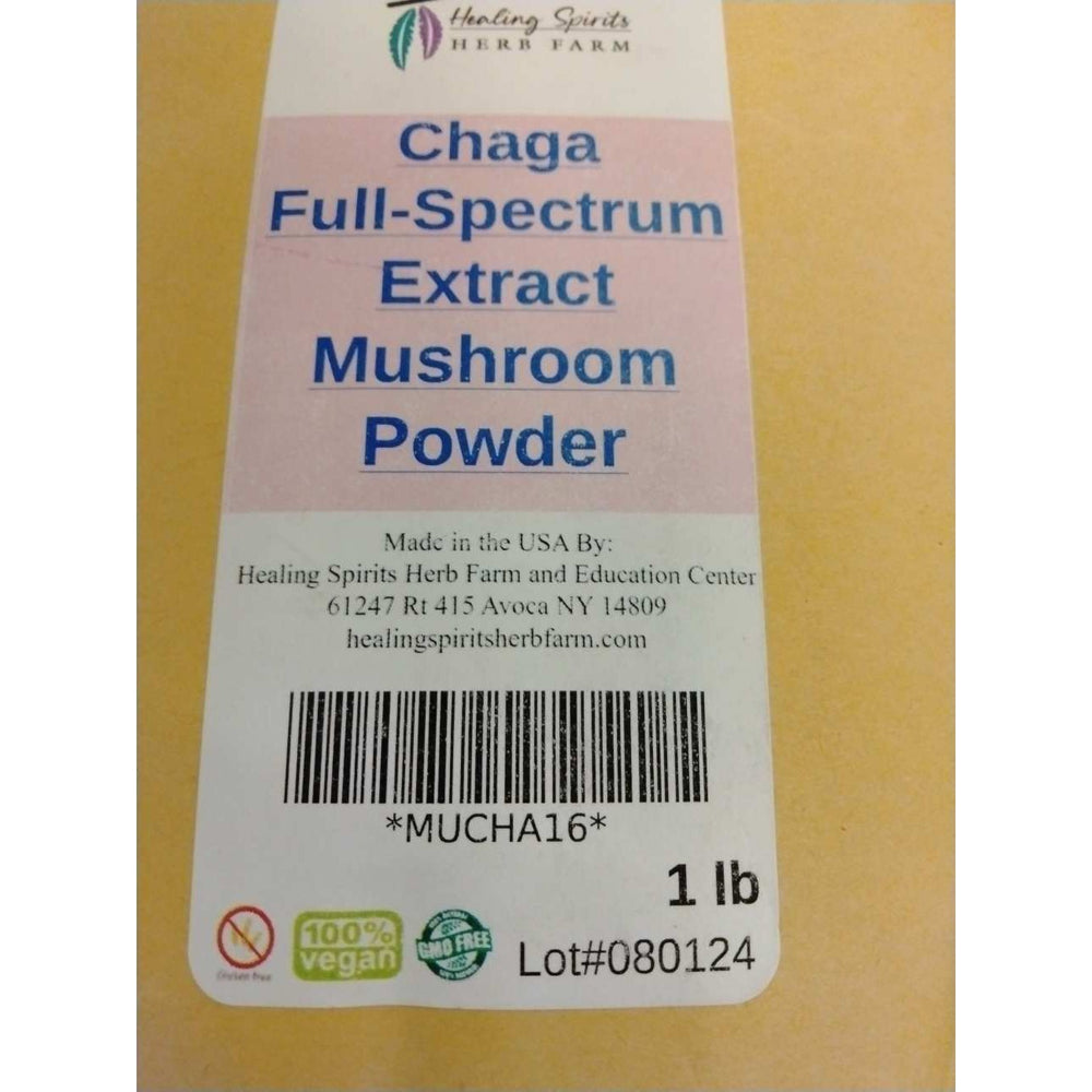 Chaga Full-Spectrum Extract Mushroom Powder 1lb