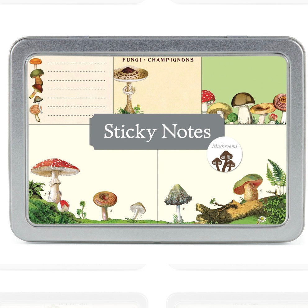 Sticky Notes Mushrooms